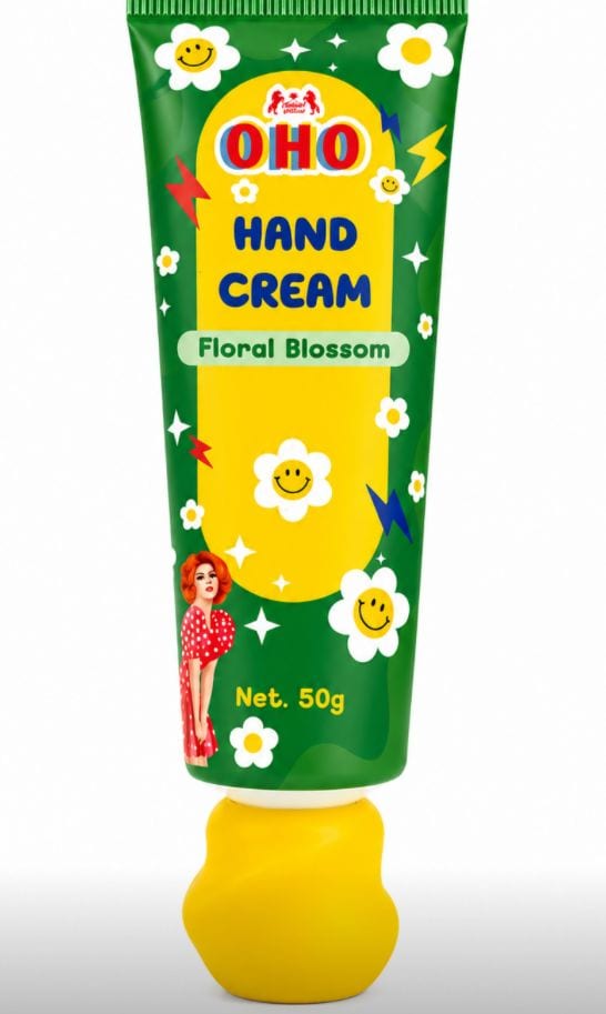 كريم يد مررطب من اوهو بالزهور OHO hand cream 50g