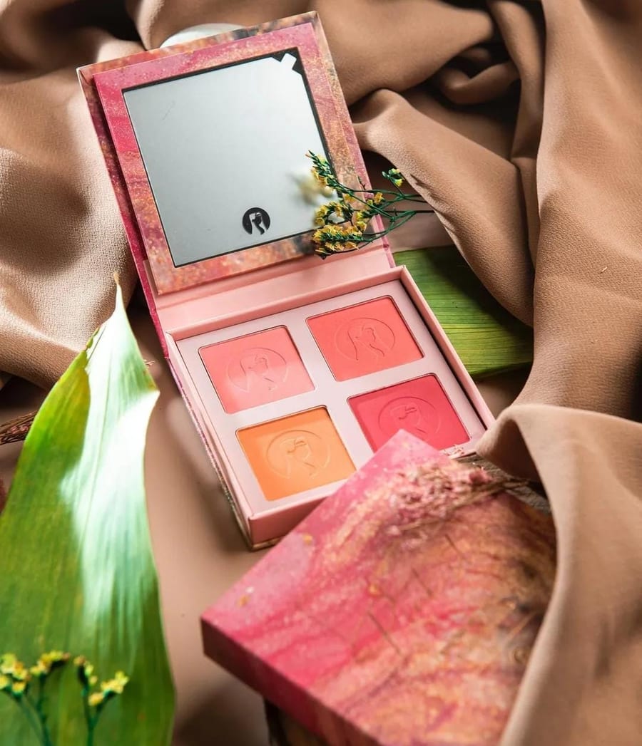 ريبلون بلاش باليت Rebellion Makeup Blush pink star Palette