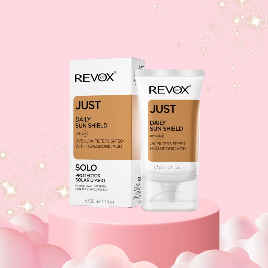 كريم واقي من الشمس للوجه بفيتامين E من ريفوكس REVOX Just Daily Sun Vitamin E SPF50 30ml