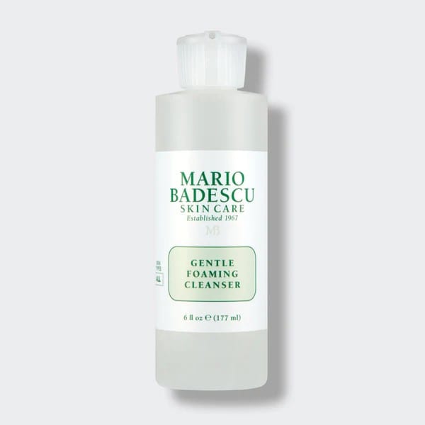 غسول الوجه الرغوي اللطيف من ماريو باديسكو، غسول للوجه ينظف بعمق ويرطب البشرة Mario Badescu Gentle Foaming Facial Cleanser 177ml