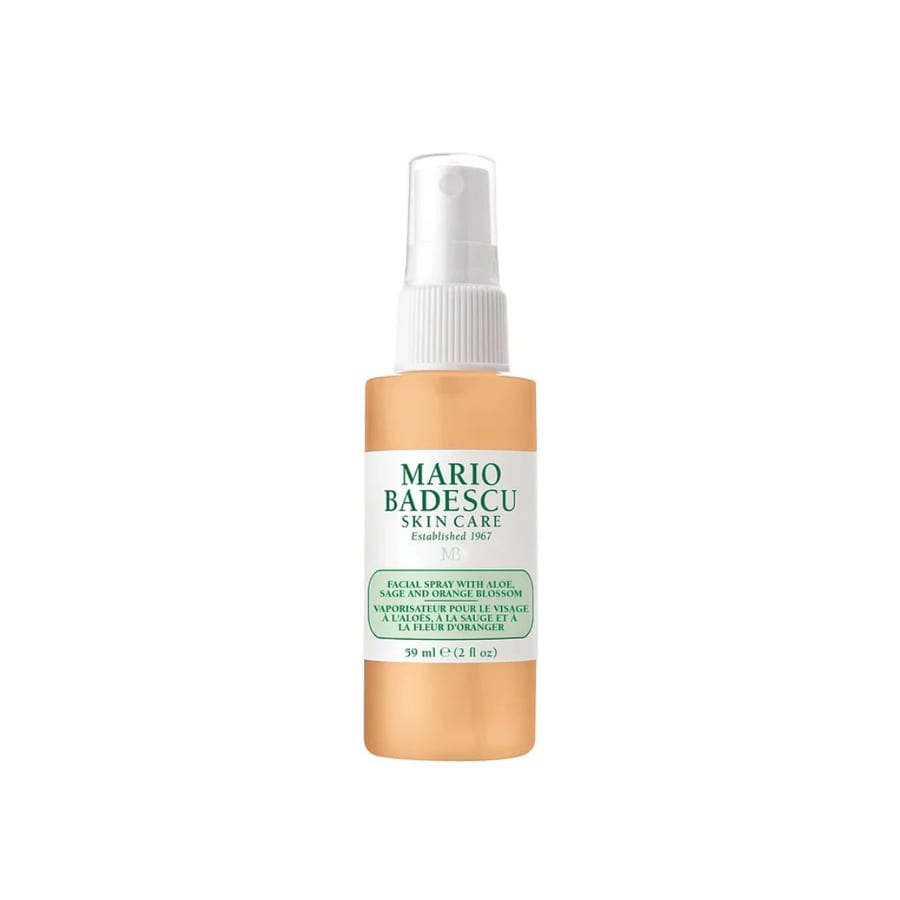 بخاخ الوجه بحجم السفر من ماريو باديسكو مع الصبار والمريمية وزهر البرتقال - 59 مل Mario Badescu Facial Spray Aloe Sage & Orange Blossom