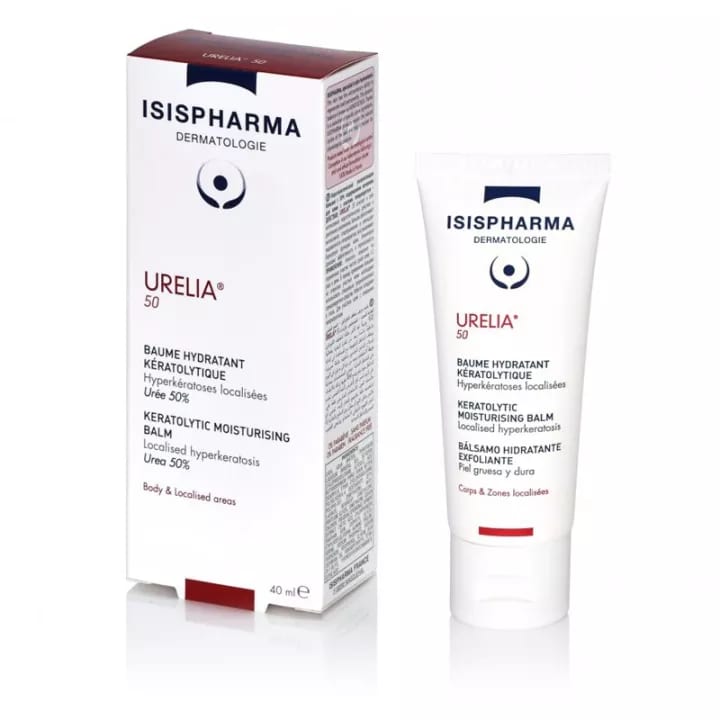 بلسم ايزيس فارما يوريليا 50 المرطب والمقشر 40 مل Isispharma Urelia 50 Keratolytic Moisturizing Balm 40 ml