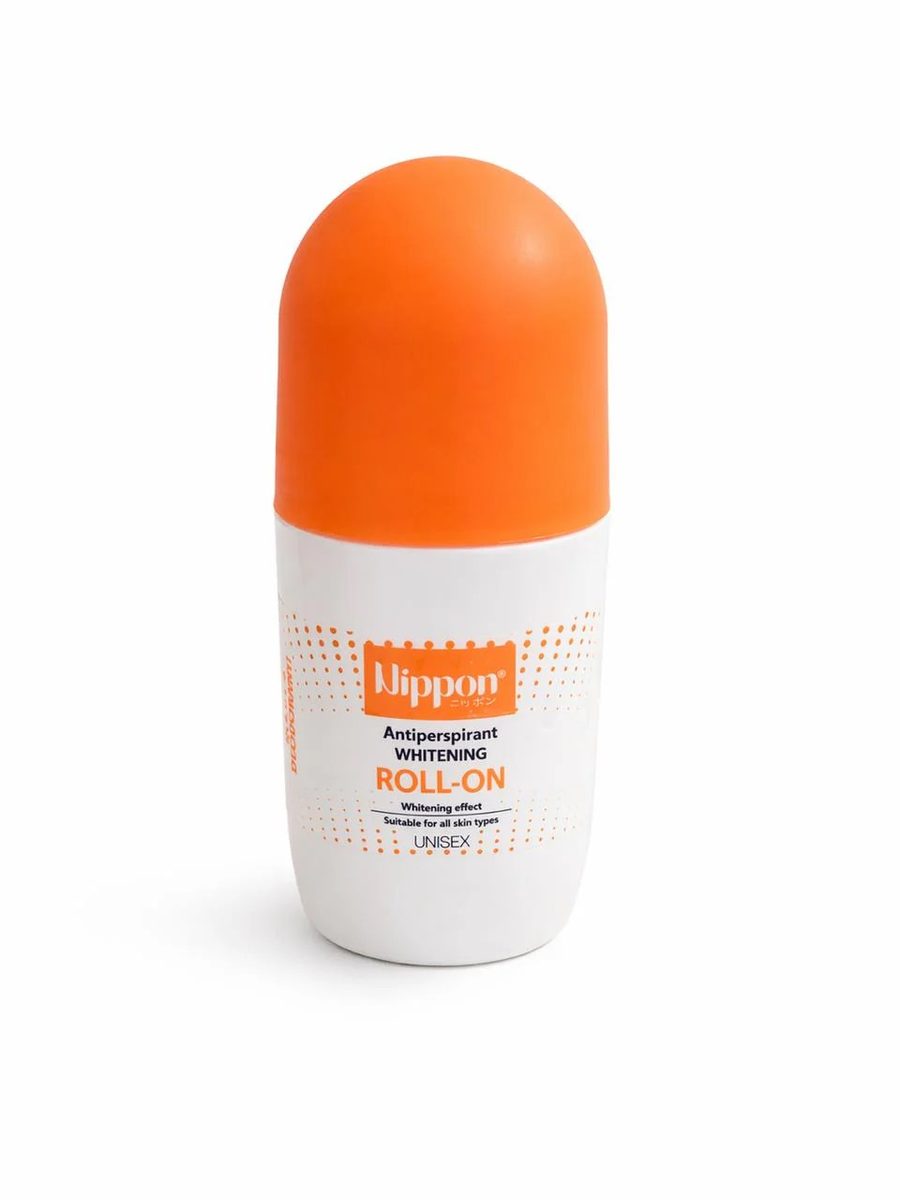 نيبون مزيل عرق رول أون مبيض للرجال والنساء - 70مل Nippon Roll Antiperspirant Whitening Roll -On Un Sex - 70ml |