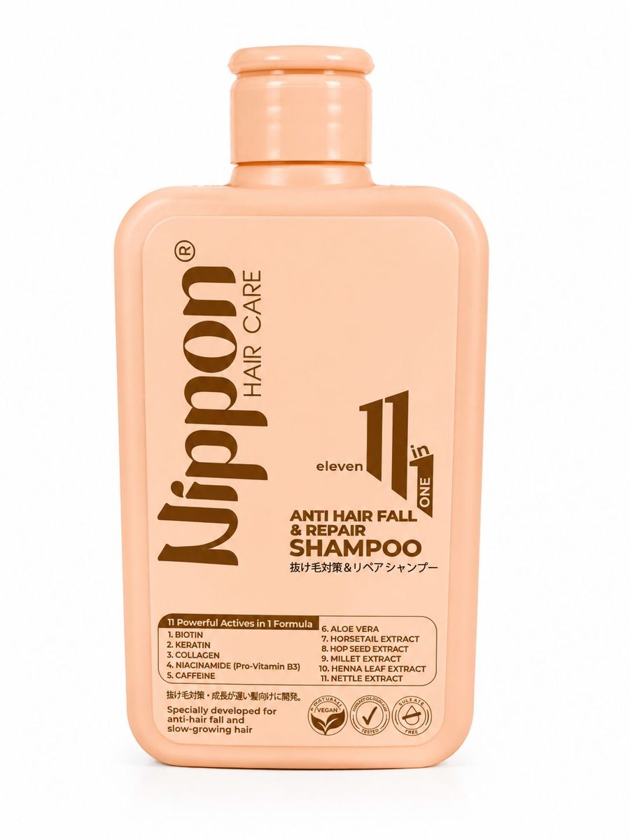 نيبون شامبو مضاد لتساقط الشعر - 400مل Nippon Hair Care Anti Hair Fall & Repair Dandruff Shampoo - 400ml |