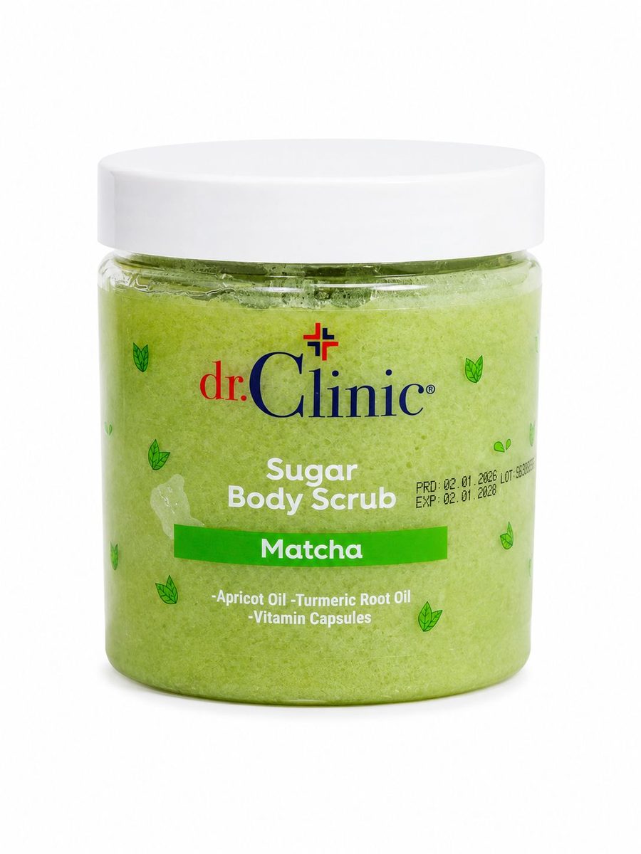 دكتور كلينيك مقشر جسم بالماتشا 250ml dr.clinic sugar body scrub matcha