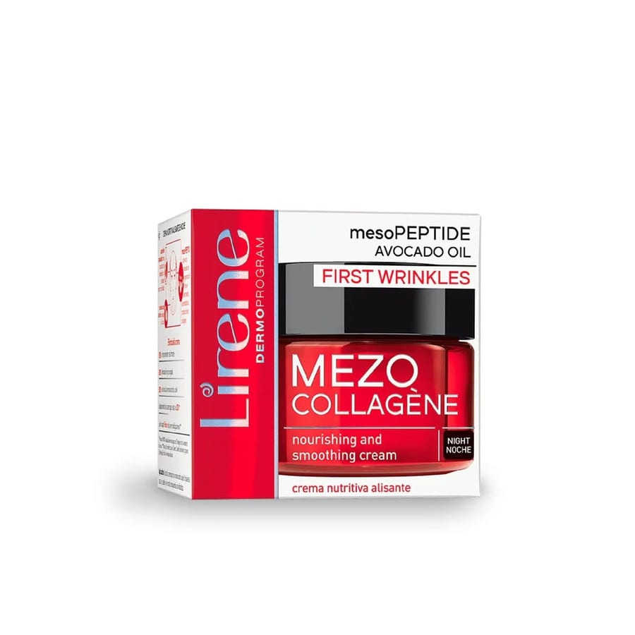 ليرين كريم ميزو كولاجين الليلي المغذي Lirene Mezo Collagene Nourishing Night Cream 50ml