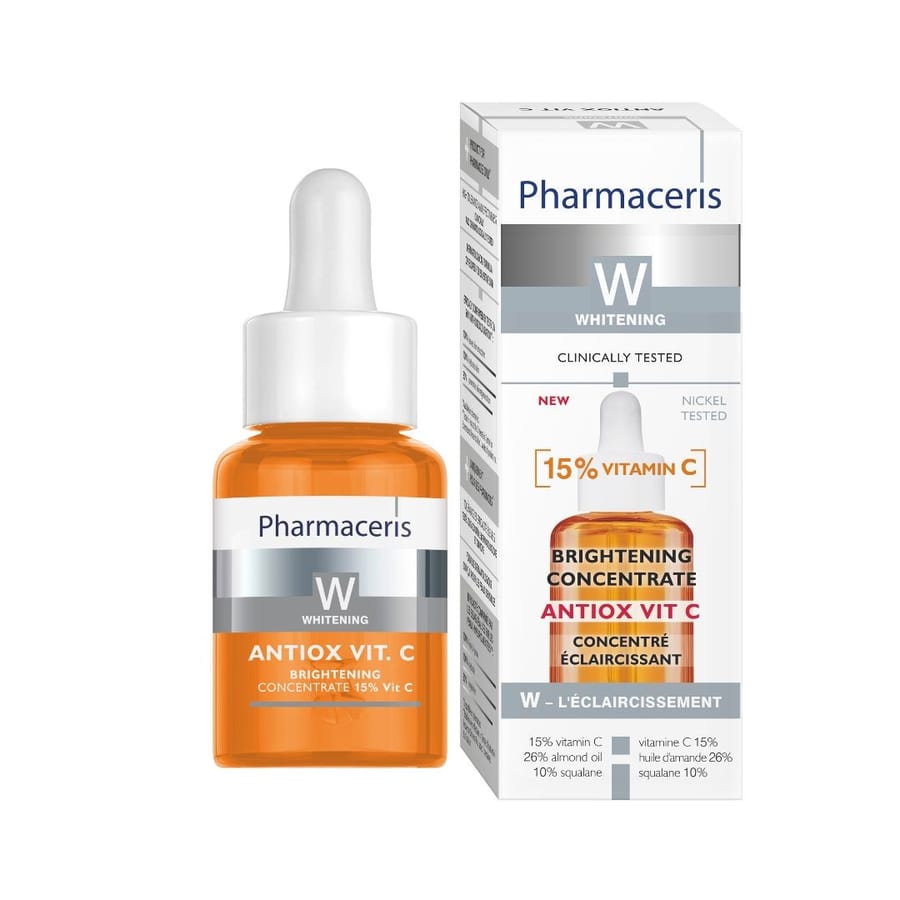فارماسيريس مبيض مضاد للأكسدة 15% فيتامين سي 30 مل PHARMACERIS WHITENING ANTIOX 15 %VITAMIN C 30ML