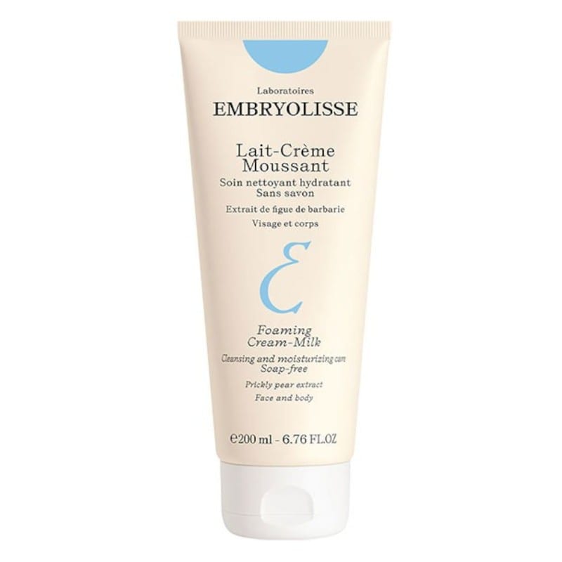 حليب كريمي رغوي - منظف للوجه والجسم - إمبريوليس Foaming cream milk – face and body cleanser - EMBRYOLISSE