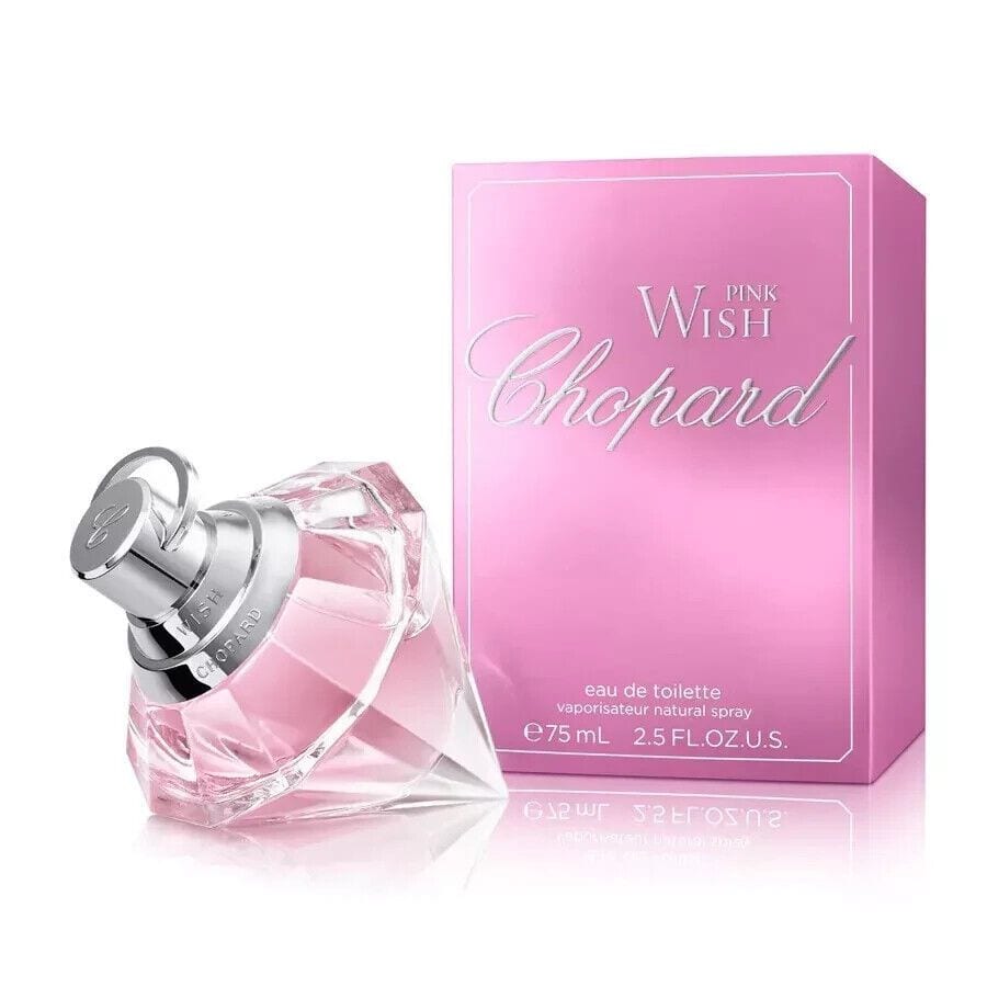 شوبارد عطر زهري للنساءCHOPARD PINK WISH EAU DE TOILETTE 75ml