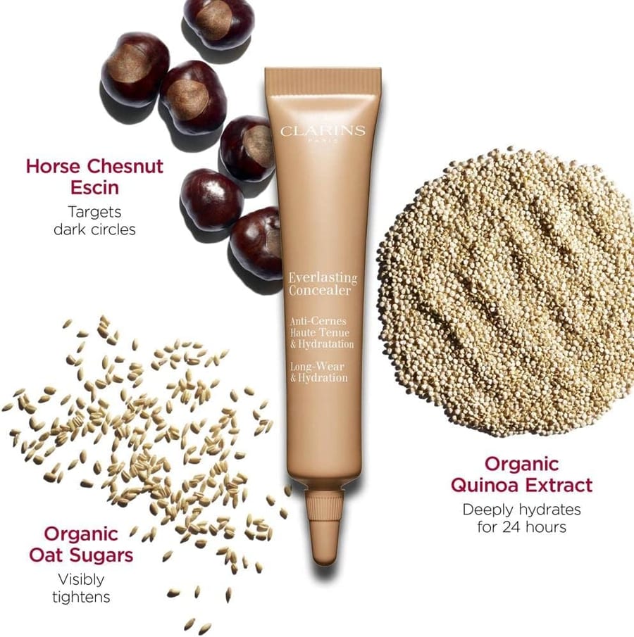 كلارنس كونسيلر مطفي بتغطية عالية CLARINS Matte Everlasting Sweatproof Concealer,