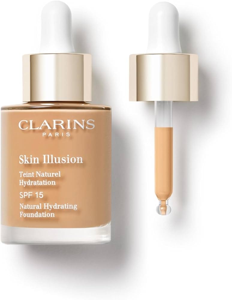 كريم أساس كلارنس سكين إيلوجن بعامل حماية من الشمس 30 مل Clarins Skin Illusion Foundation SPF15 30ml