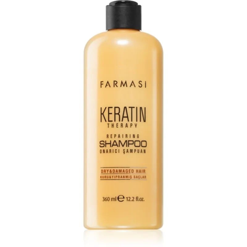 شامبو فارمسي كيراتين ثيرابي المُرمِّم بالكيراتين 360 مل Farmasi Keratin Therapy Restoring Shampoo with Keratin 360 ml