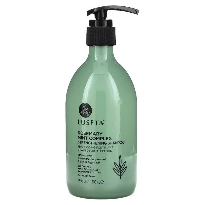 لوسيتا شامبو اكليل الجبل المقوي - 500 مل LUSETA Rosemary Mint Complex, Strengthening Shampoo - 500ml |