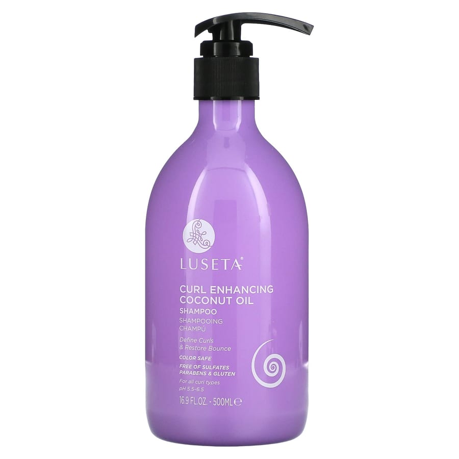 شامبو لوسيتا بيوتي، زيت جوز الهند لتعزيز تجعيد الشعر، Luseta Beauty, Curl Enhancing Coconut Oil Shampoo (500 ml)