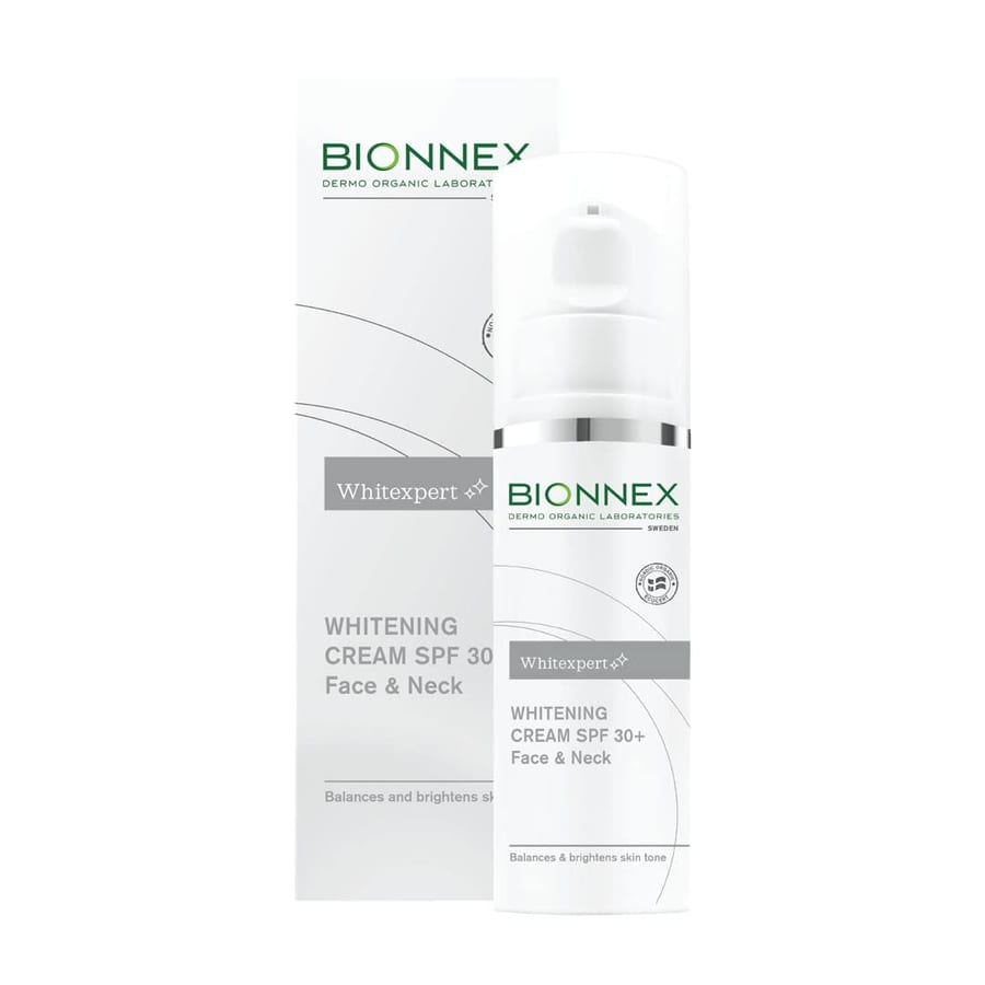 بايونيكس كريم توحيد اللون للوجه مع عامل حماية من الشمس - 30 مل Bionnex Whitexpert SPF 30 Anti-Blemish Cream - 30ml |