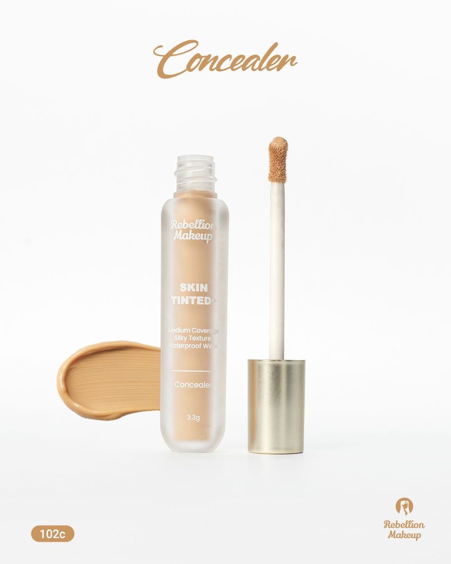 خافي عيوب البشرة الملون من ريبليون ميك أب Rebellion mekeup skin tint concealer 102