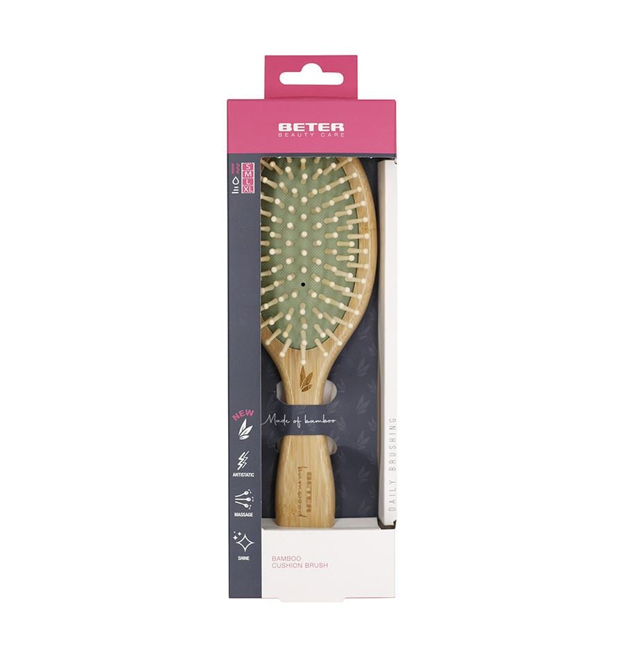 بيتر فرشاة وسادة من خشب الباموود بشعيرات خشبية Beter Bamwood cushion brush wooden bristles