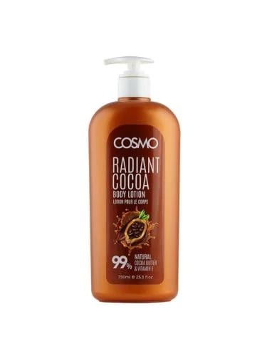COSMO Radiant Cocoa Body Lotion 99% Natural - 750ml | كوزمو لوشن للجسم بزبدة الكاكاو - 750