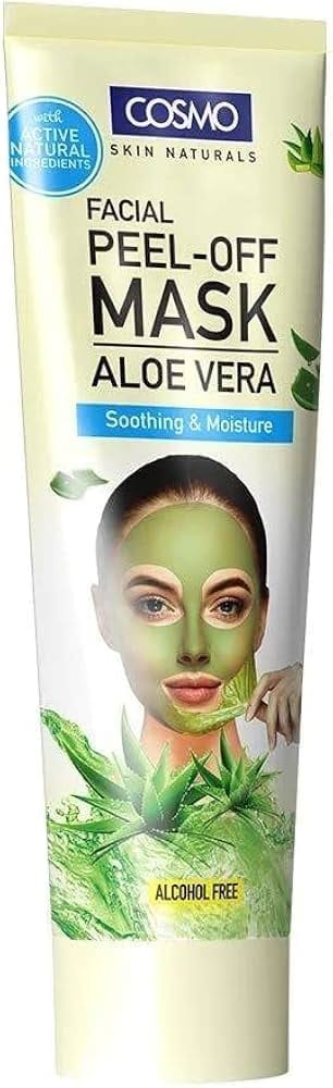Cosmo Skin Naturals Aloe Vera Facial Mask 75ml - قناع كوزمو للوجه بالصبار قابل للتقشير 150 مل