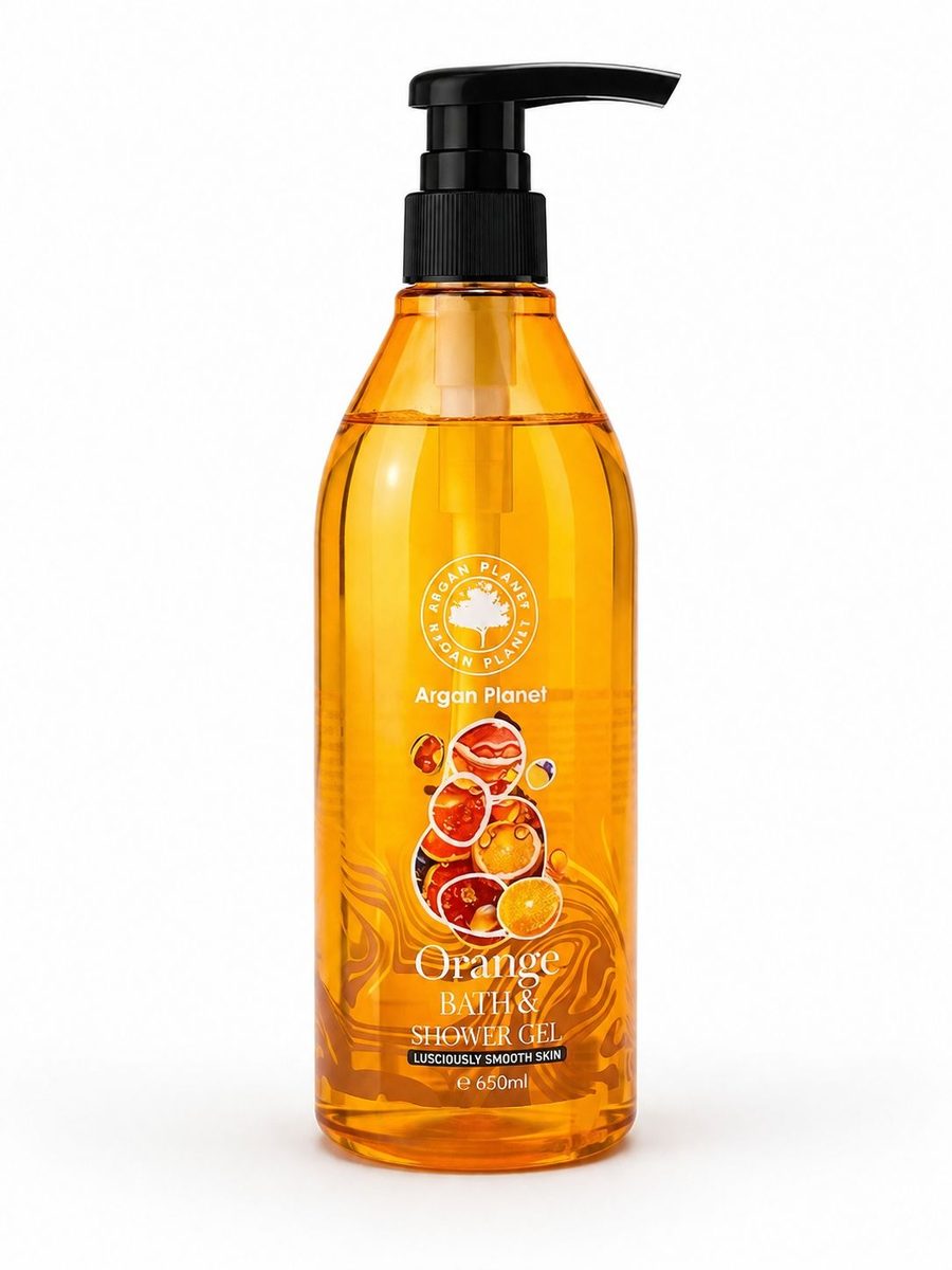 اركن بلانيت غسول جسم بالبرتقال 850مل Argan Planet Orange Bath & Shower Gel