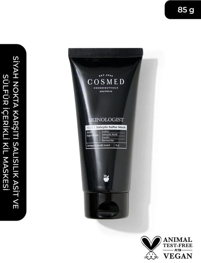 Cosmed Skinologist Salicylic Sulfur Mask 75 ml - قناع ساليسيليك الكبريت من كوزميد سكينولوجيست 75 مل