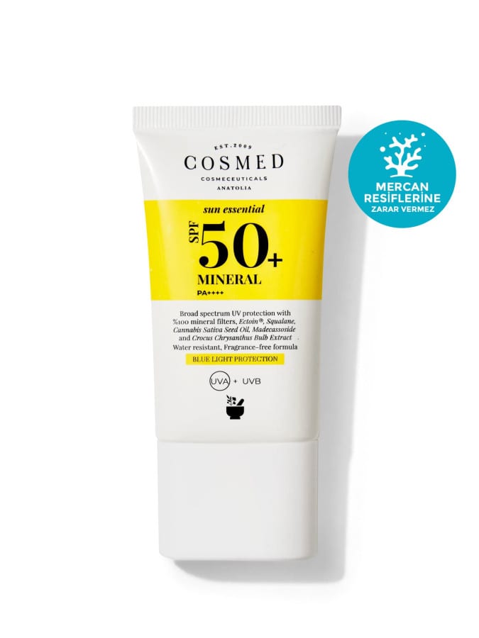 Cosmed Sun Essential Spf50+ Mineral 40 ml - واقي الشمس المعدني Cosmed Sun Essential SPF50+، 40 مل