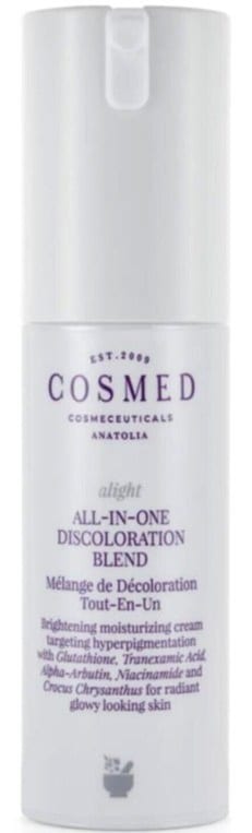 Cosmed Alight All IN ONE Discoloration Blend Brighteting Cream 30 ml - كريم تفتيح البشرة المتكامل من كوزميد ألايت، 30 مل