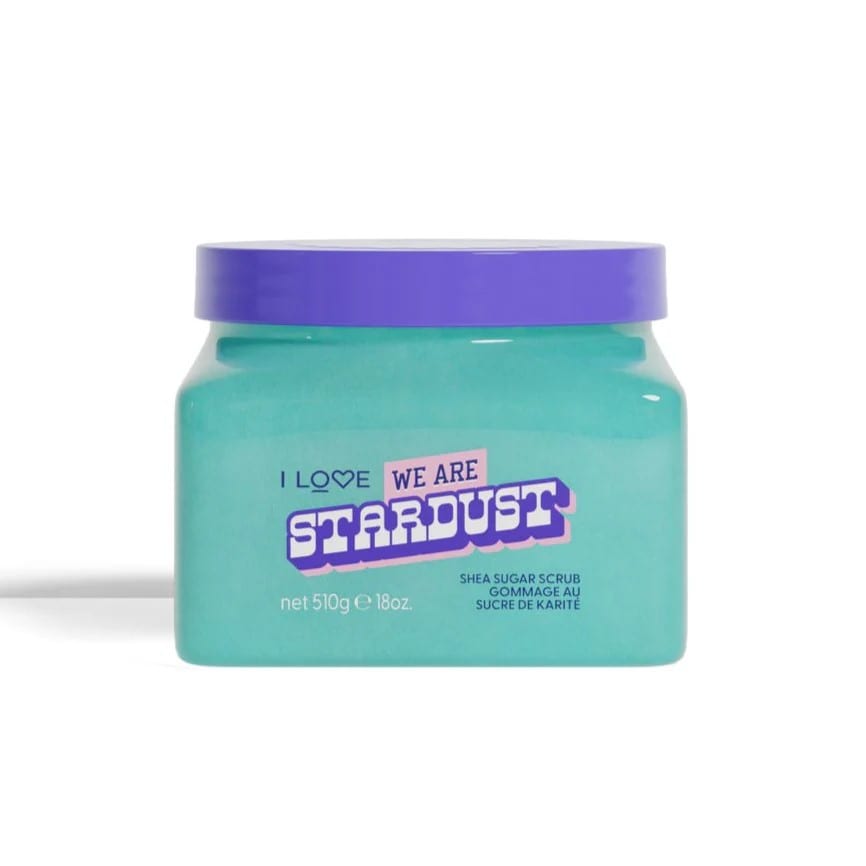 اي لوف مقشر السكر بزبدة الشيا وي آر ستاردست 510 غرام I Love We Are Stardust Shea Sugar Scrub 510g