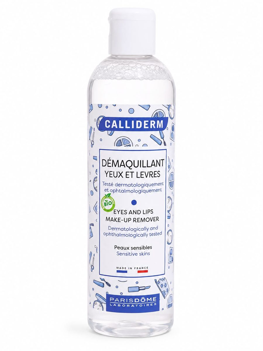 Eye and Lip Make-Up Remover - Sensitive Skin - Calliderm - Face Care - 250 ml - مزيل مكياج العيون والشفاه - للبشرة الحساسة - كاليديرم - للعناية بالوجه