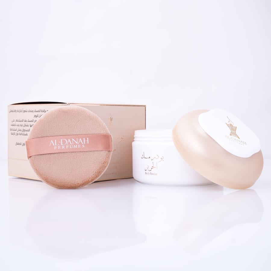 AL-DANAH Musk Silk Body Powder 140g الدانة بودرة معطرة للجسم باودر مسك الحرير