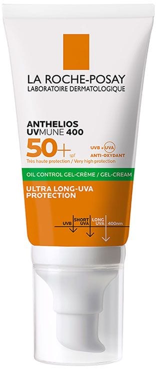 La Roche Posay Anthelios Uvmune 400 Oil Control Spf50 + واقي شمس لاروش بوزي للتحكم بافراز الدهون 50 مل وكالة العراق
