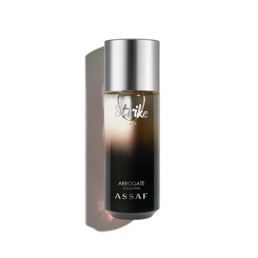 ASSAF strike black 125 ml - عساف - سترايك بلاك او دو بارفام للرجال 125مل