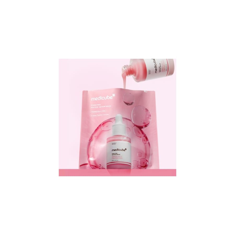 قناع سيروم PDRN والببتيدات لشد البشرة| Medicube PDRN Pink Peptide Serum Mask (1EA)
