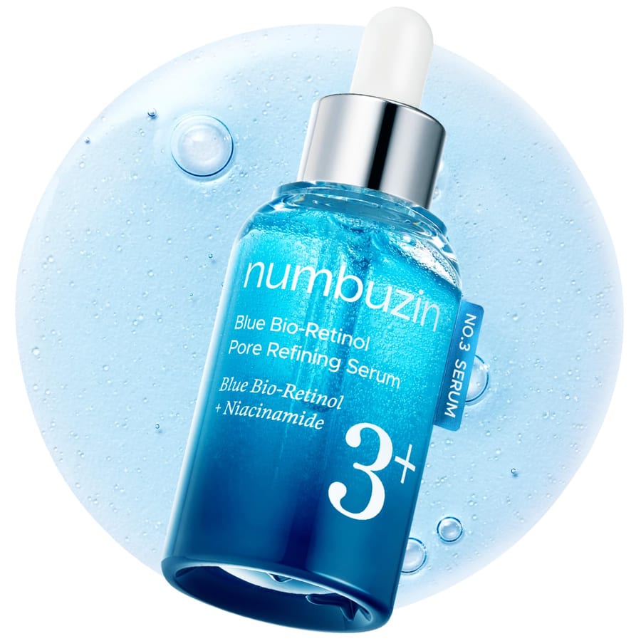 سيروم رقم 3 بلو بايو-ريتينول لتنقية وتصغير مظهر المسام Numbuzin No.3 Blue Bio-Retinol Pore Refining Serum 30ml