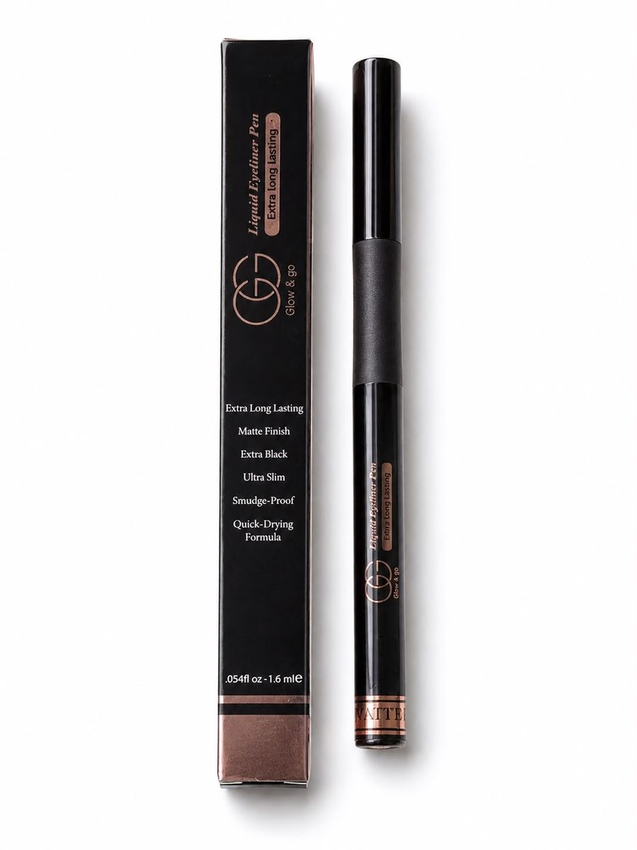 GLOW&GO extra long lasting matte finish liner - لاينر مات طويل الامد من كلو اند كو