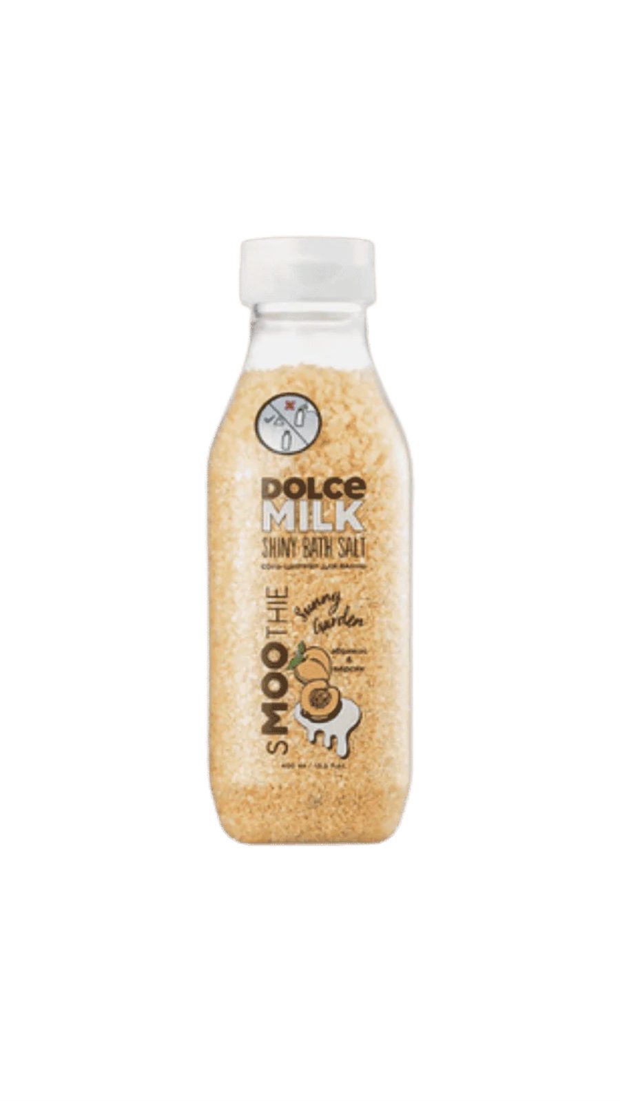 DOLCE MILK SHINY BATH SALT SMOOTHIE SUNNY GARDEN 400ml دولتشي ميلك ملح الاستحمام للعناية بالجسم