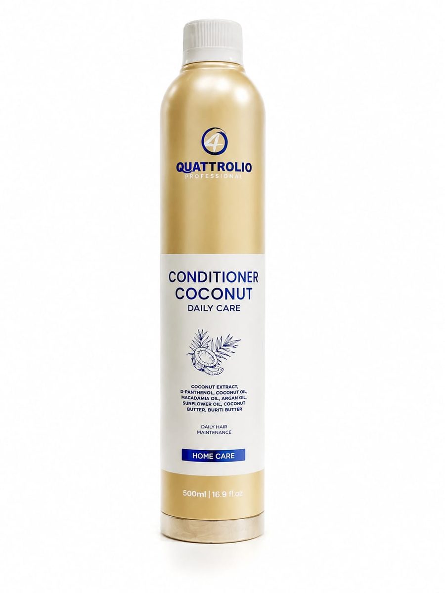 QUATTROLIO coconut conditioner 500 ml - مكيف بجوز الهند من كواترول