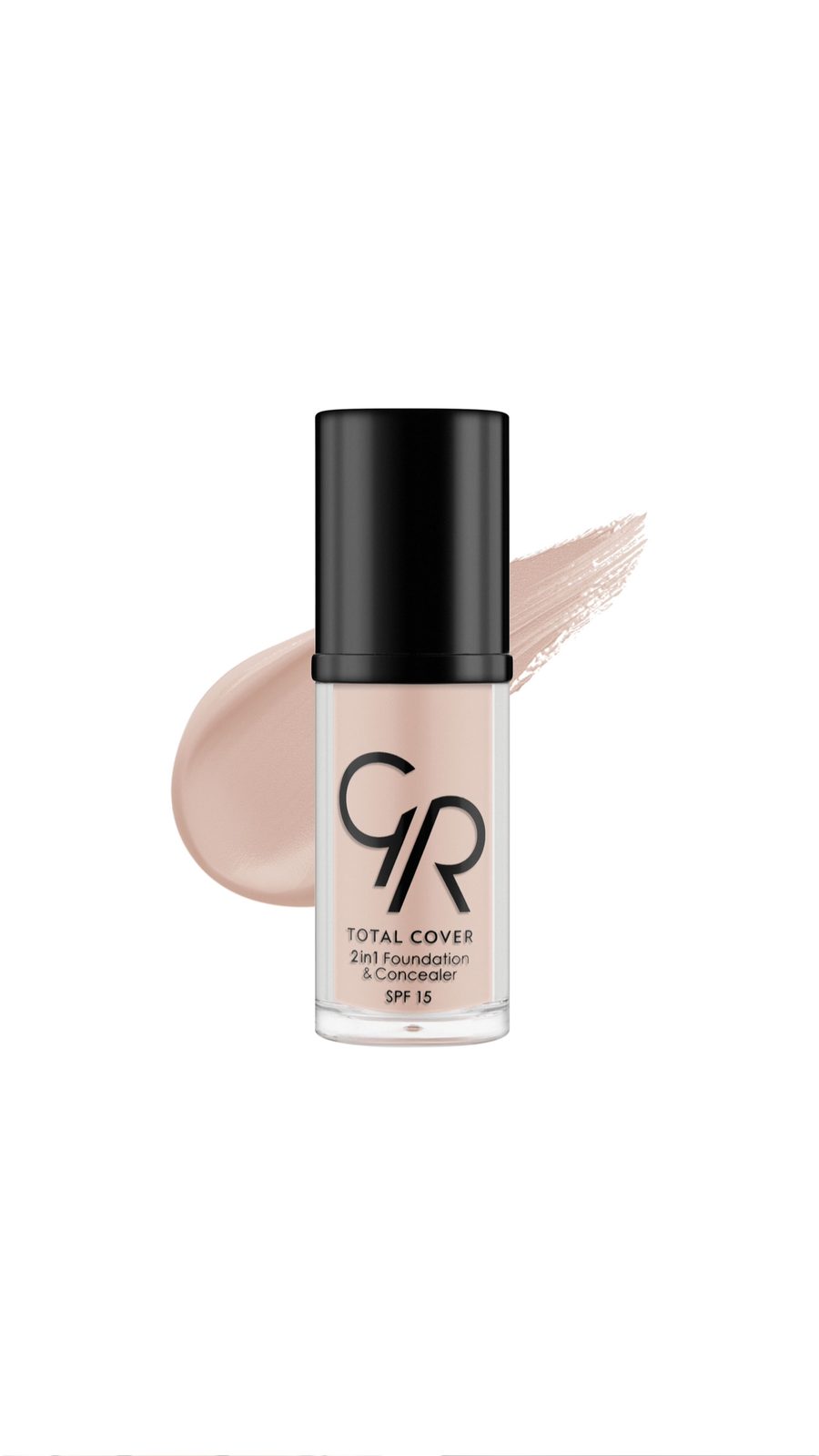 GOLDEN ROSE Total Cover 2in1 Foundation & Concealer كولدن روز كريم أساس وخافي عيوب