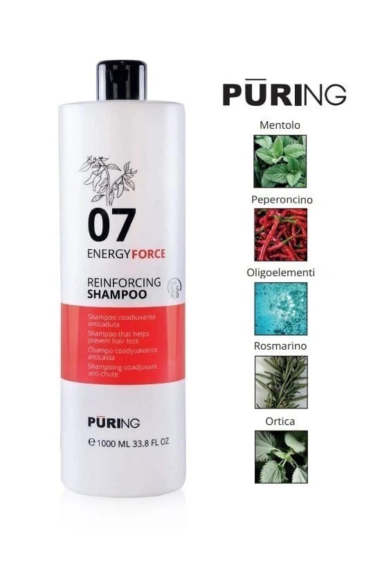 Puring 07 Energyforce Reinforcing Shampoo 1000 ml - شامبو بيورينغ 07 إنرجي فورس المقوي للشعر - 1 لتر