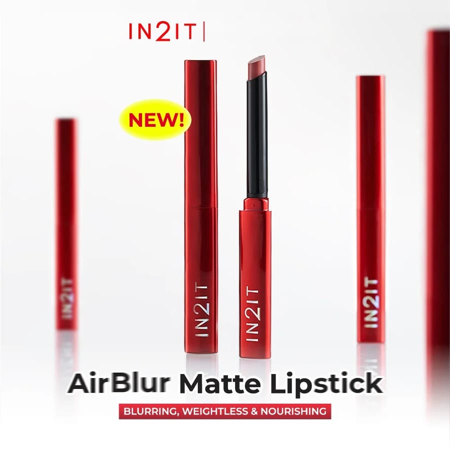 IN2IT Airblur Matte Lipstick 0.7g - أحمر شفاه مطفي من إيربلور