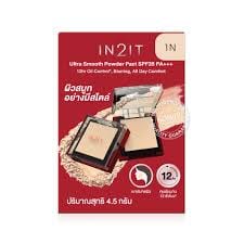 IN2IT ultra smooth powder pact spf35 PA+++ 4.5 g - باودر طبي ناعم خفيف بتغطية عالية مع واقي شمس
