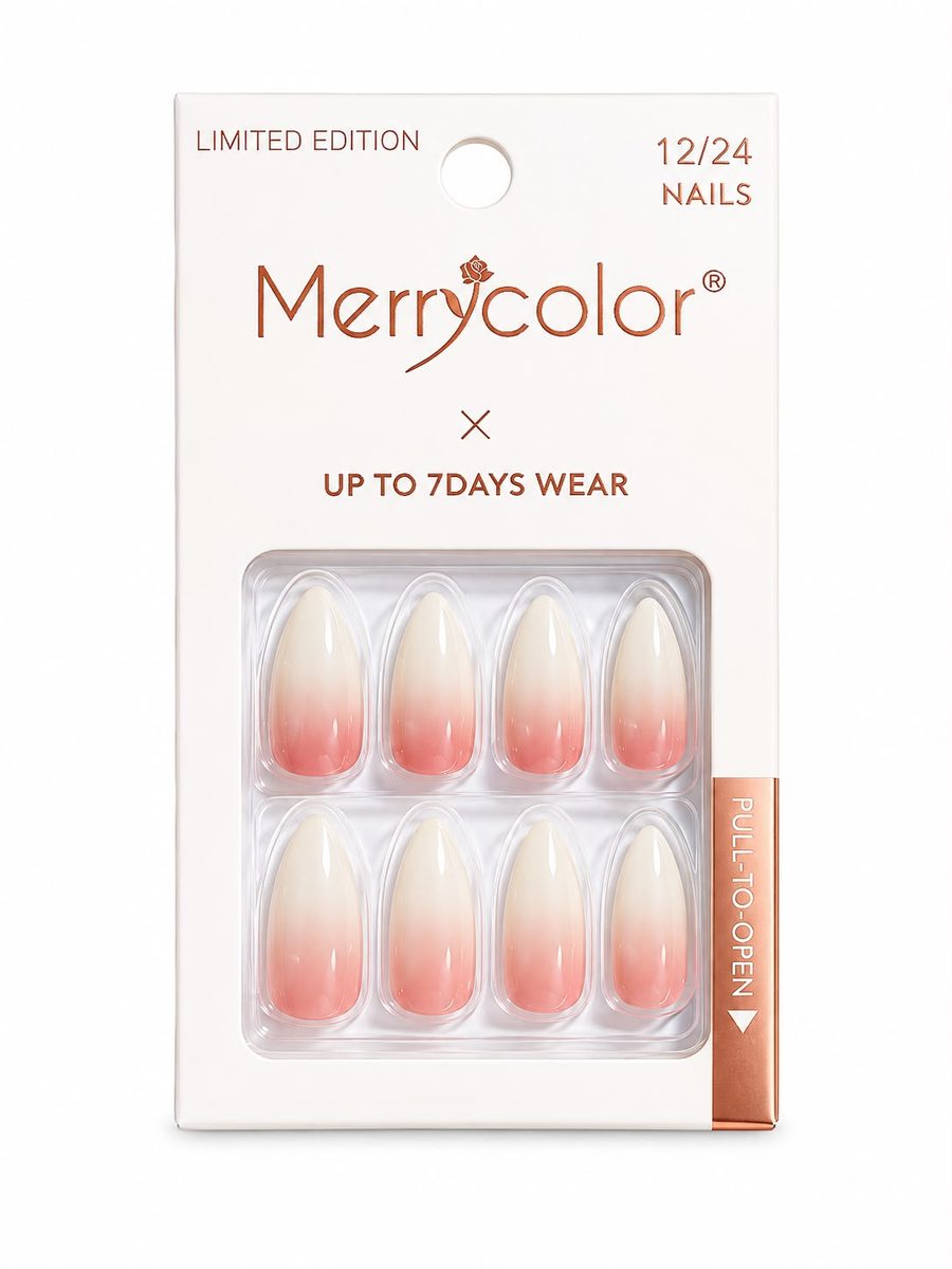 merrycolor nails - اظافر ملونة نود