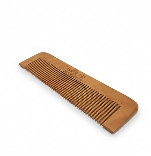 Baojiant Natural Bamboo Wooden Comb Hair مشط خشبي من الخيزران الطبيعي من باوجيانت للعناية بالشعر