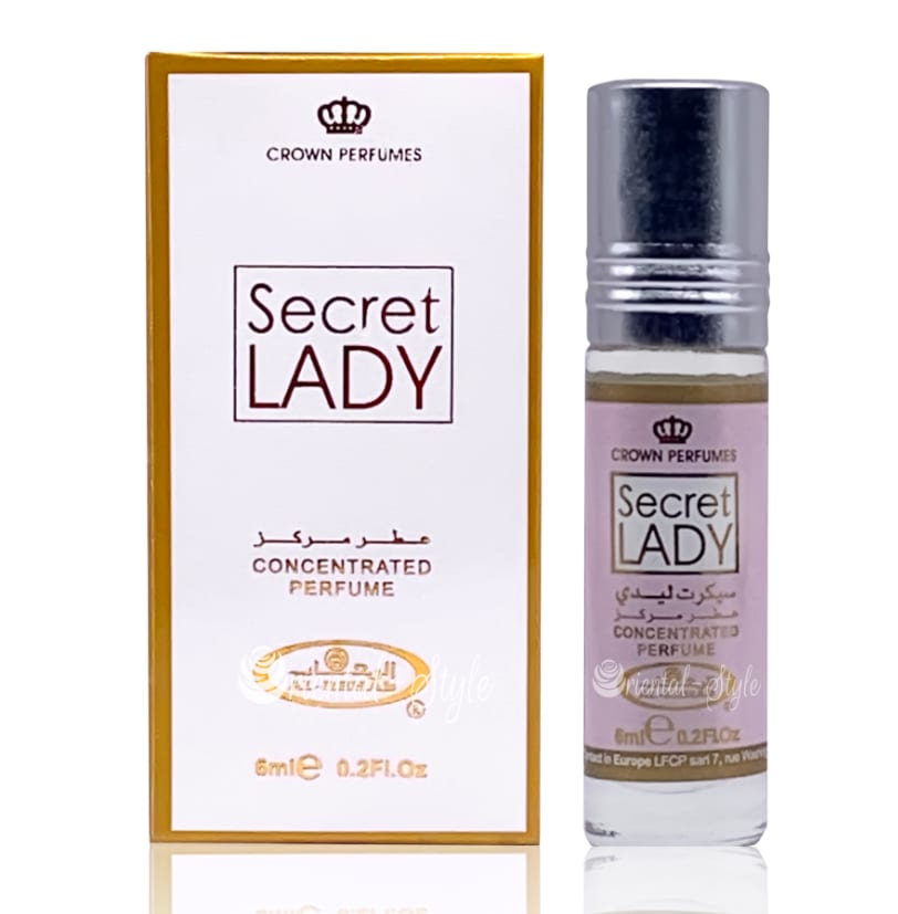 Secret Lady Al-Rehab Oil Parfum 6ml - عطر سيكريت ليدي الرحاب زيت بارفان 6 مل