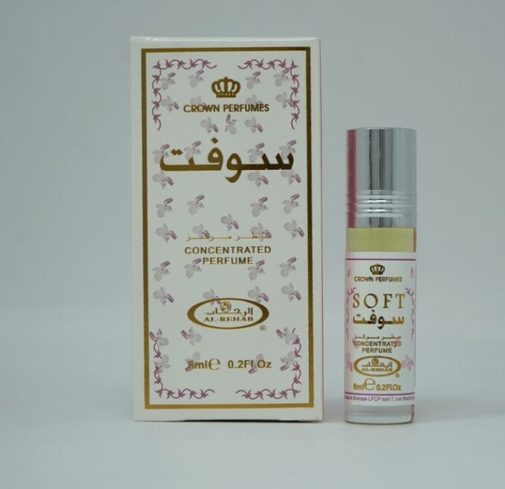 Soft Attar - 6ml Roll On - Al Rehab - عطر ناعم - 6 مل رول أون - الرحاب