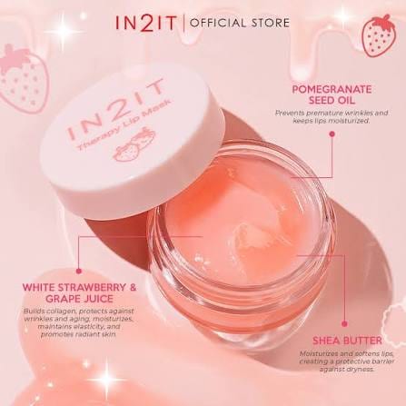 In2It Therapy Lip Mask Lmt01 قناع الشفاه العلاجي ان تو ات 12 غرام