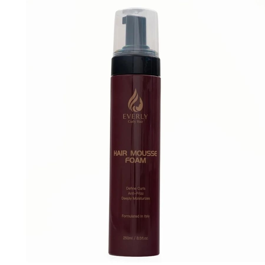 Everly curly hair mousse foam 250 ml - موس رغوي للشعر المجعد من ايفرلي