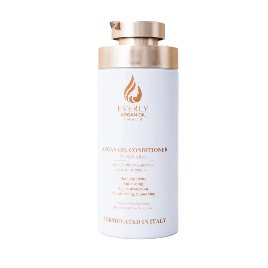 Everly Argan Oil Conditioner 750 ml - ايفرلي بلسم الشعر بزيت الأرغان 750 مل
