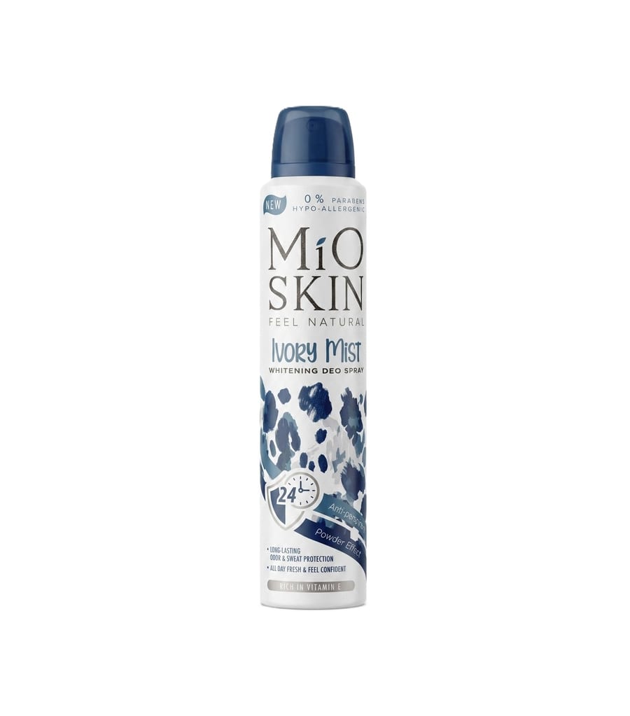 MIO SKIN FEEL NATURAL Ivory Mist Deodorant Spray مايو سكن مزيل تعرق