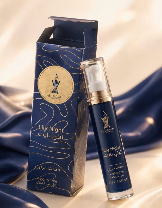 ALDANAH perfumes roll musk 15 ml - مسك رول حريري خام خالي من الكحول من الدانة